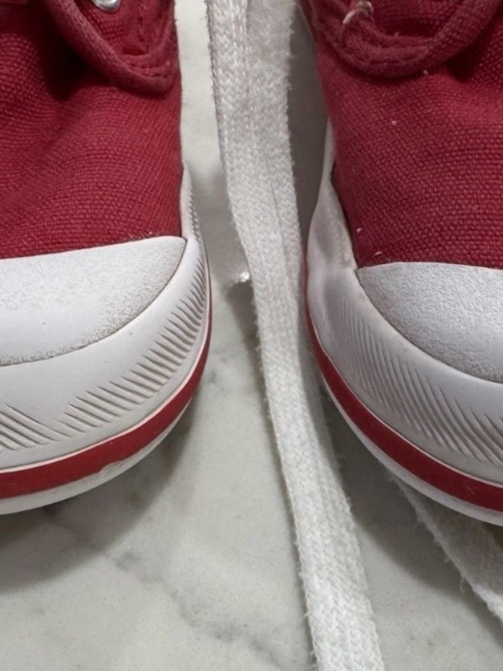 Keds Kids Low-Top Lace-Up Sneakers Graham Red 10W Round Toe - Picture 4 of 10